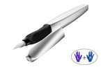 Pióro wieczne Twist dla dzieci prawo/lewo srebrne Silver PELIKAN