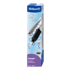 Pióro wieczne Twist dla dzieci prawo/lewo srebrne Silver PELIKAN