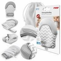 Gryzak silikonowy rękawiczka ząbkowanie +etui REER