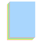 Blok rysunkowy pastelowy A4 10 kartek 80g/m2 ASTRA