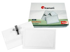 Identyfikator holder z klipsem i agrafką 55x90mm 
