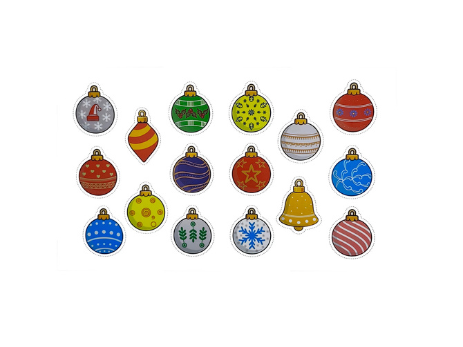 Zestaw kreatywny choinka magnetyczna bombki BIURFOL