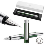 Pióro wieczne PURA P40 EF Deep Green aluminiowe na prezent FWI PELIKAN