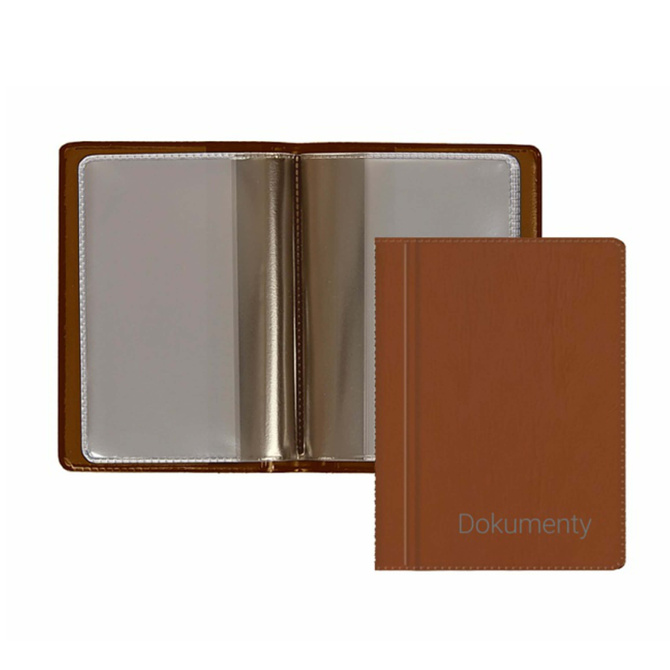 Etui na dokumenty karty kredytowe dowód 10x7,5cm 14 kieszeni BIURFOL