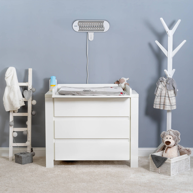 Grzejnik dla niemowląt na stojaku 2w1 timer pilot 350W/700W HeatCare+ REER