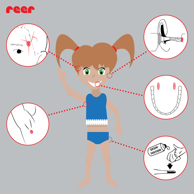 Termometr elektroniczny z miękką końcówką, REER