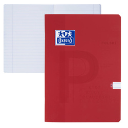 Zeszyt A5 60 kartek w linie j.polski przedmiotowy soft touch OXFORD