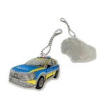 10szt Breloczek brelok zawieszka gadżet odblaskowy odblask policja