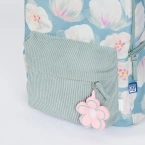 Plecak szkolny młodzieżowy miętowy kwiatki 26l Bloom OXFORD