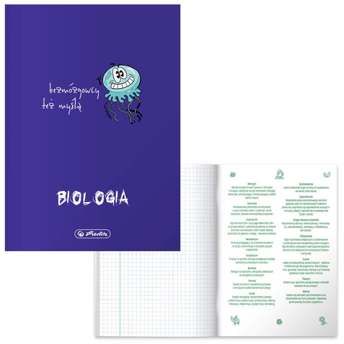 Zestaw zeszyt przedmiotowy klasa 7 11x A5 60k z okładką PP i 1 soft touch