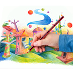 Kredki ołówkowe sześciokątne 12 kolorów Wopex Noris colour STAEDTLER