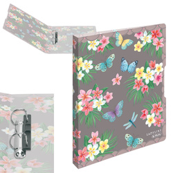 Segregator A4 1,6cm 16mm miękki PP Easy Orga Ladylike Butterflies HERLITZ
