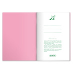 Zeszyt A5 32k kratka okładka z folii PP Eco Pastel Colors różowy HERLITZ