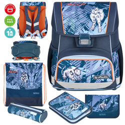 Zestaw tornister plecak szkolny Loop Plus z robotem Techmech HERLITZ