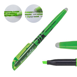 Zakreślacz FriXion wymazywalny ścieralny 4mm zielony PILOT