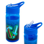Bidon na wodę AQUA PURE butelka z rurką 450ml Blue Pixel Minecraft ASTRA