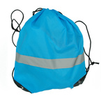 Worek odblaskowy odblask szkolny na buty strój WF niebieski