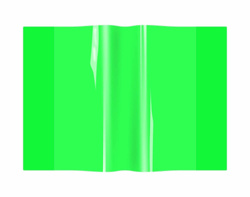 Okładka PVC na zeszyt A5 zeszytowa krystaliczna neonowa zielona