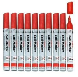 Marker permanentny wodoodporny czerwony Colli-Marker 10 sztuk HERLITZ