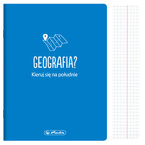 Zeszyt A5 60k kratka geografia przedmiotowy soft touch HERLITZ