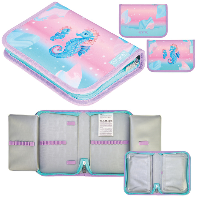 Zestaw tornister plecak UltraLight Plus konik morski Ocean Lights HERLITZ