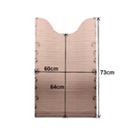 Worki biodegradowalne kompostowalne ATEST 60L 400 sztuk 40 rolek SIPEKO