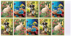 Zeszyt A5 16k w 3 linie kolorową bez marginesu 70g/m2 Animals HERLITZ 10szt