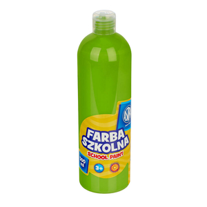 Farba plakatowa w butelce 500ml limonka ASTRA