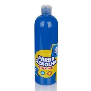 Farba plakatowa w butelce 500ml niebieska ASTRA