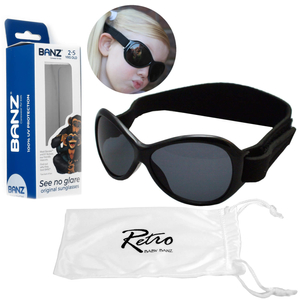 Okulary przeciwsłoneczne UV dzieci 2-5lat RETRO BANZ