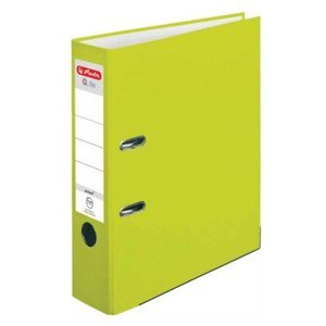 Segregator A4 8cm 80mm Q.File neon green HERLITZ