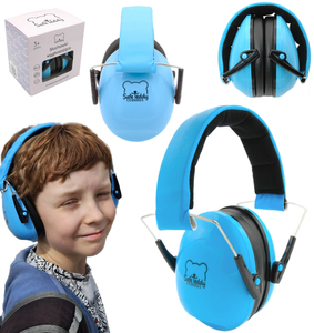 Słuchawki ochronne nauszniki wygłuszające dzieci 3lata+ niebieski SafeTeddy