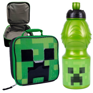 Śniadaniówka lunchbox + bidon 400ml MINECRAFT