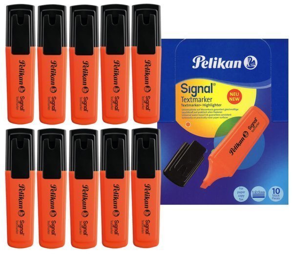 Zakreślacz fluo marker mazak Signal 496 PELIKAN 10szt