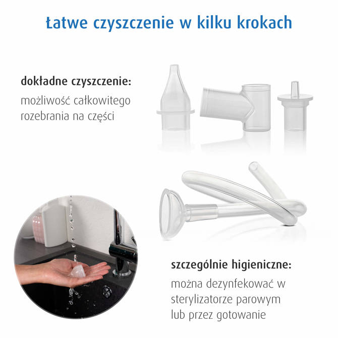 Aspirator do nosa na katarek + gryzak gratis REER