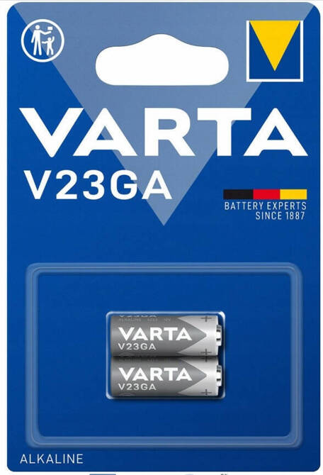 Bateria alkaliczna 12V V23GA MN21 A23  E23A LRV08 8LR932 23A-SP1 2szt VARTA