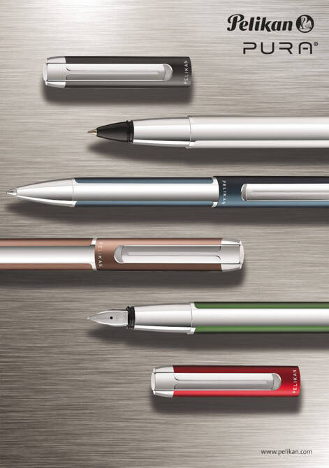 Długopis PURA K40 Anthracite aluminium obrotowy na prezent PELIKAN