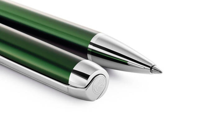 Długopis PURA K40 Deep Green aluminium obrotowy na prezent PELIKAN