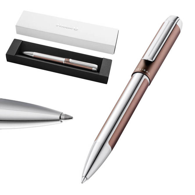 Długopis PURA K40 Mocha aluminium obrotowy na prezent PELIKAN