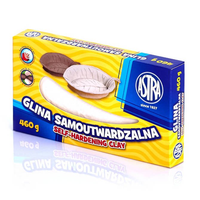 Glina rzeźbiarska samoutwardzalna jasna 460g ASTRA