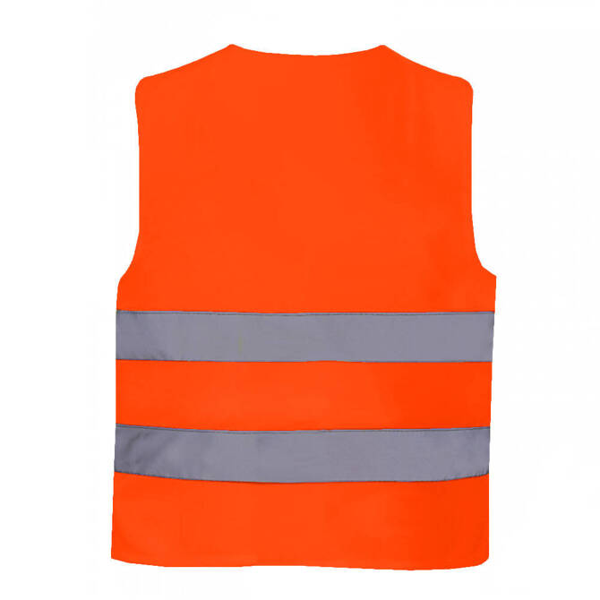 Kamizelka odblaskowa ostrzegawcza dorosłych L VEST2 BHP CE EN20471 orange