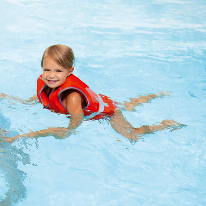 Kamizelka pływacka kapok do nauki pływania dzieci 15-19kg 2-3l MySwimBuddy REER