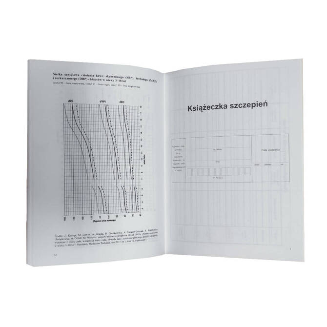 Książeczka Zdrowia Dziecka Książeczka Szczepień wzór na 2024r A5 + okładka 