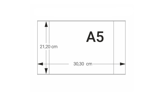 Okładka PP na zeszyt A5 zeszytowa przezroczysta