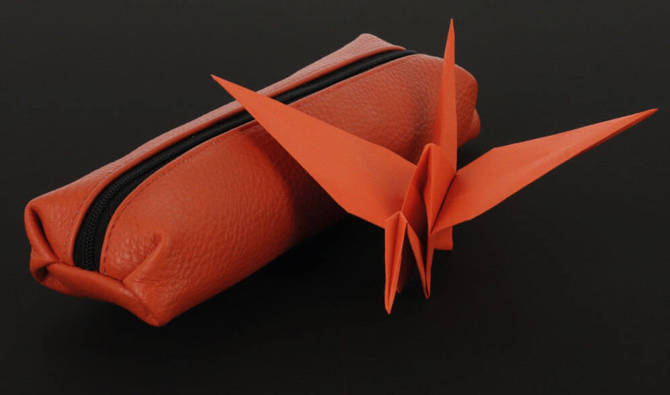 Piórnik ekoskóry kosmetyczka etui Origami HERLITZ