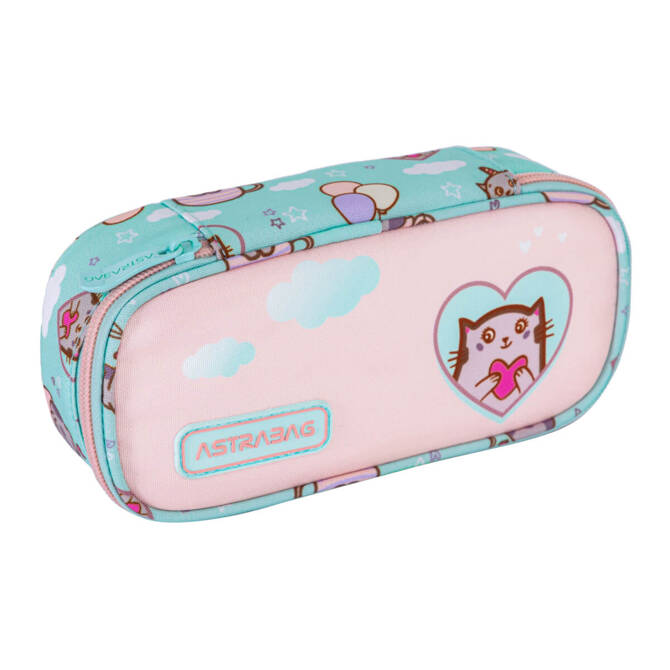 Piórnik kosmetyczka etui Kitty's World kotek bez wyposażenia ASTRABAG