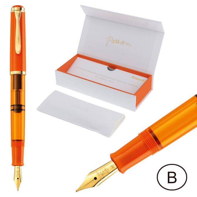 Pióro wieczne Classic M200 tłoczek B Orange Delight na prezent PELIKAN