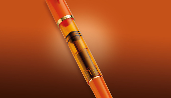 Pióro wieczne Classic M200 tłoczek F Orange Delight na prezent PELIKAN