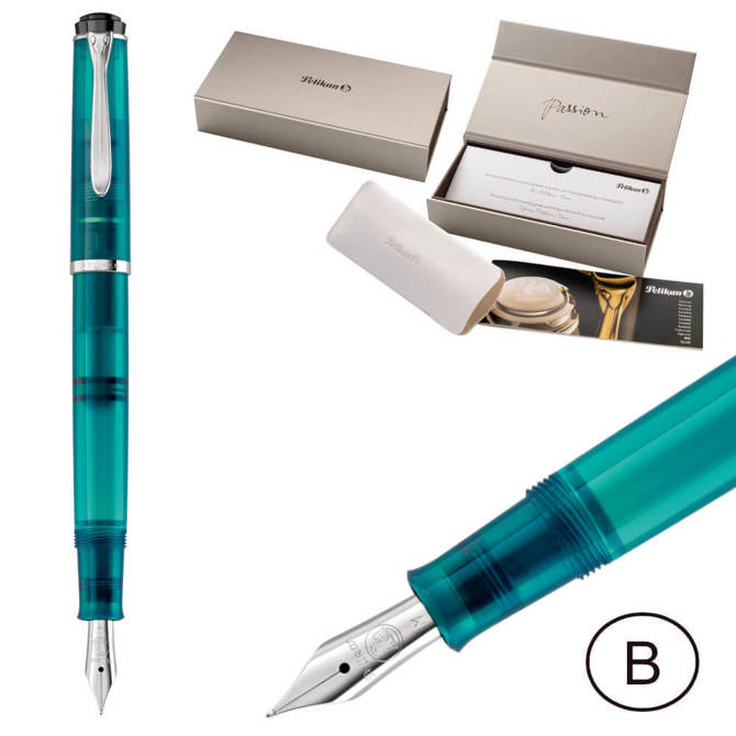 Pióro wieczne Classic M205 B Apatite na prezent premium etui PELIKAN