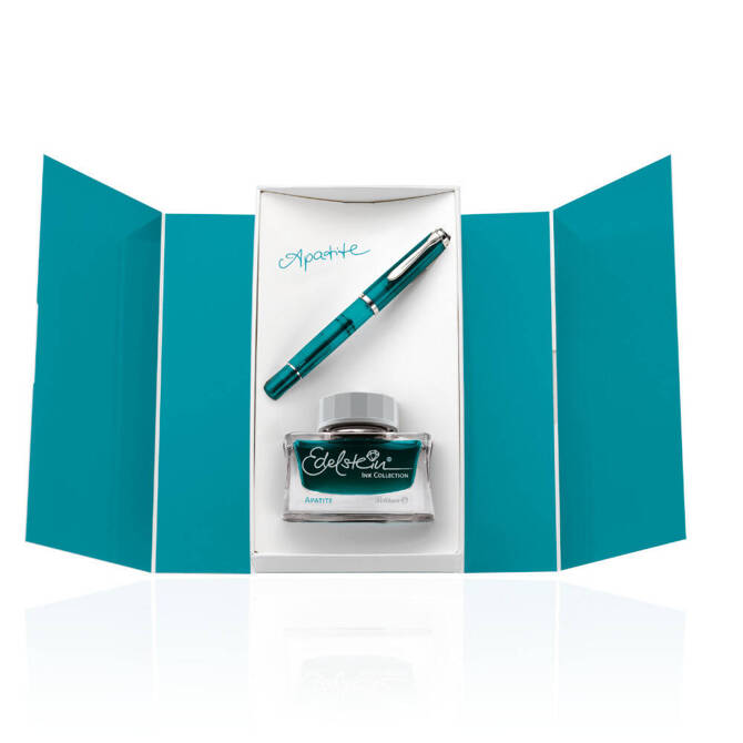 Pióro wieczne M205 EF + atrament Apatite PELIKAN